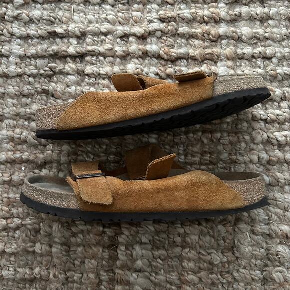 Birkenstock Arizona Suede Sandals – Brown Tobacco – Men’s 13 / EU 46 - Picture 2 of 10